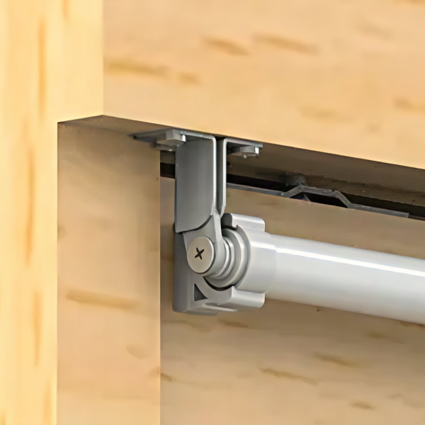 pneumatic sliding door closer mechanism